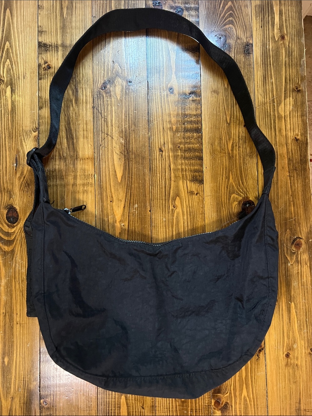 Baggu Medium Crescent Bag, Black
